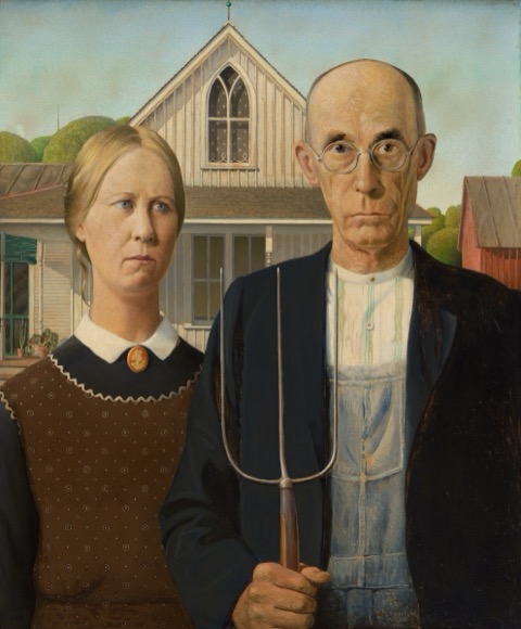 American Gothic — Grant Wood
