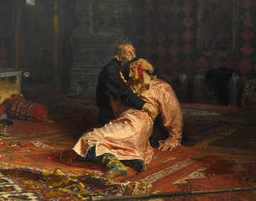 Repin closes on remorse arriving one instant too late.